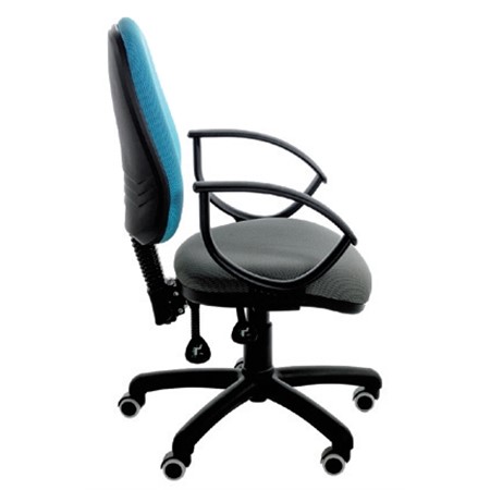 product image:Medium Back Operators Chair Tamper Proof Fixed Arms